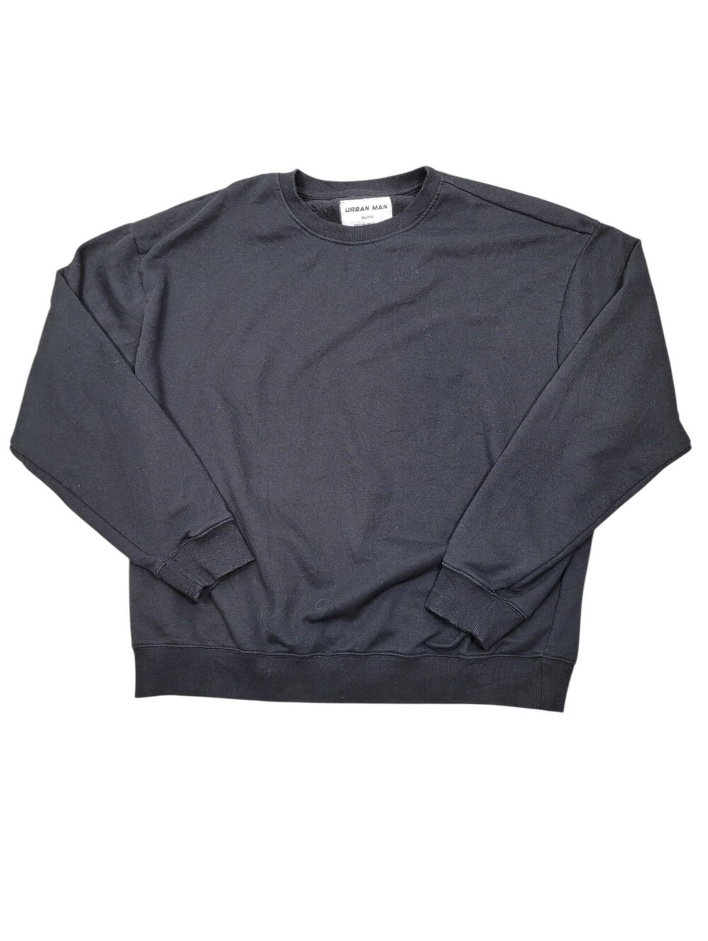 2/$20 Urban Man Black Blank Sweatshirt Top Size: XXL